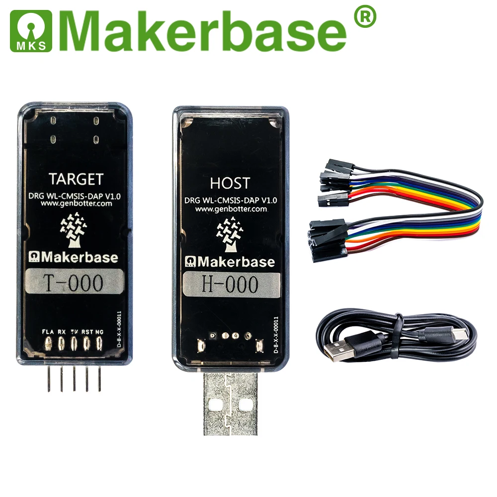 Makerbase DRG WL CMSIS DAP اللاسلكية التصحيح التحقيق ARM اللحاء-M MCU JTAG/SWD/CDC المنفذ التسلسلي OpenOCD