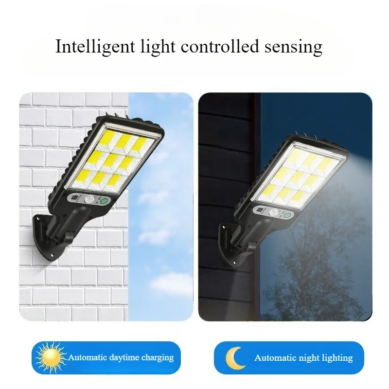 Outdoor Solar Lights Human Body Sensing Outdoor Courtyard Lights Intelligent Light Sensing Waterproof Solar Street Lights  Solar