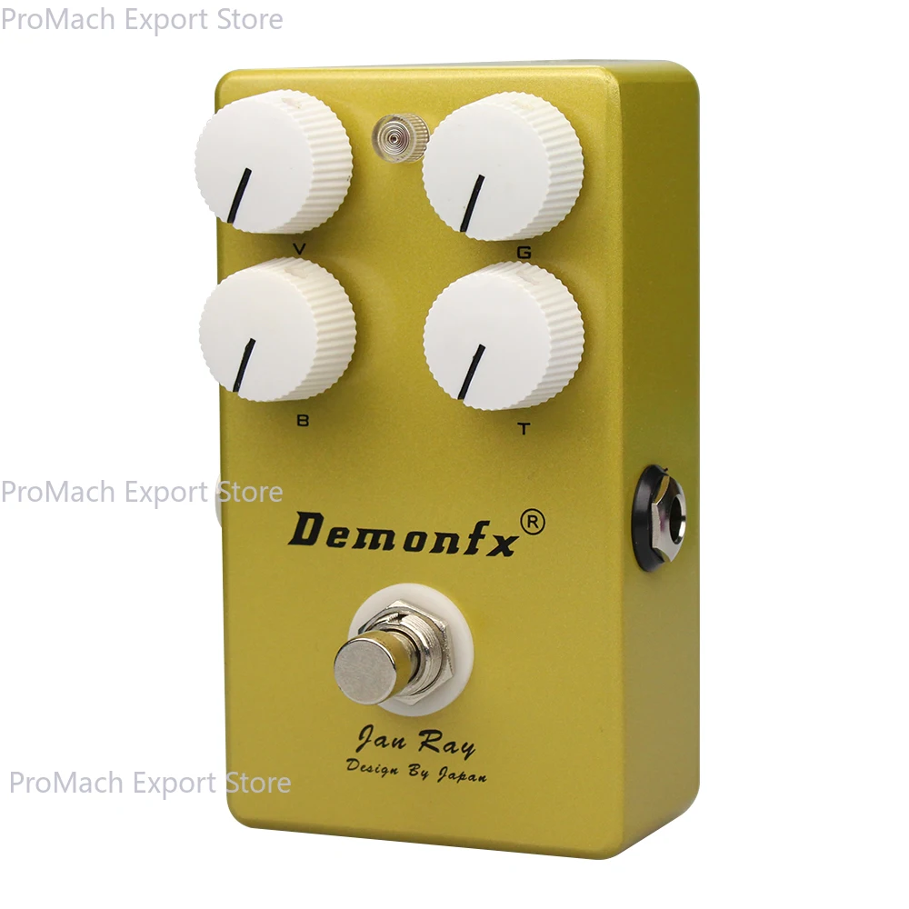 Pedal de Efecto para Guitarra Demonfx Jan Ray Overdrive de Alta Calidad, Pedal de Efecto para Guitarra Eléctrica