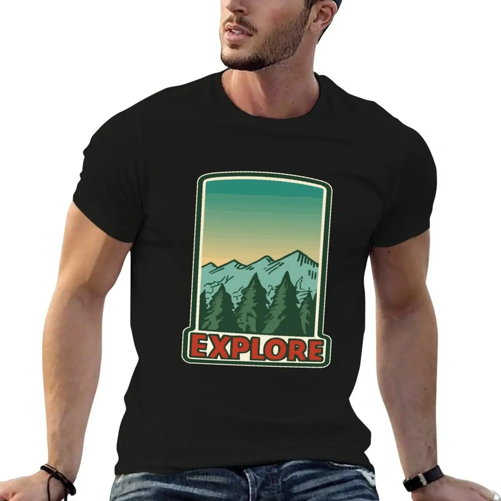 Explore Outdoors Present Adventurer Gift T-Shirt baggy shirts cute clothes mens t shirts casual stylish