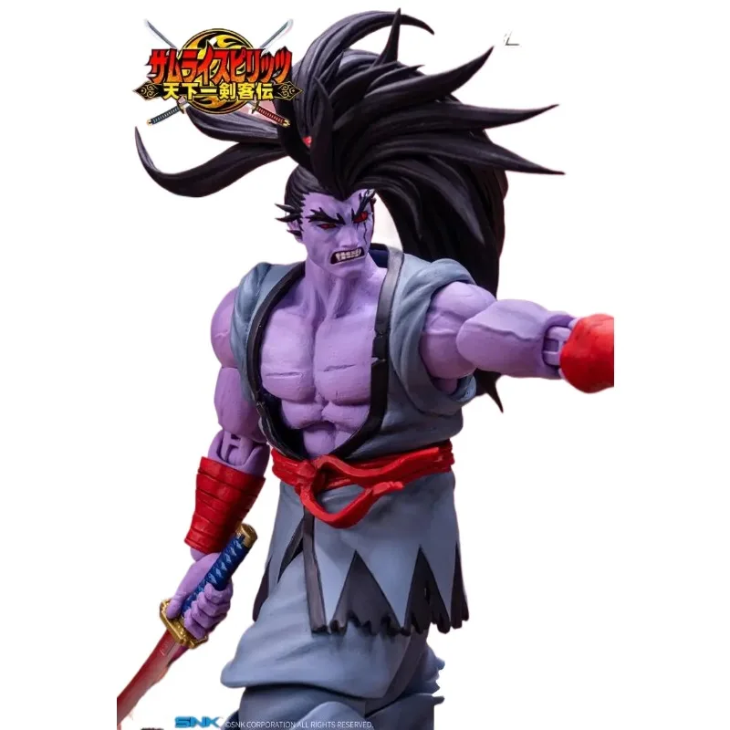 

Оригинальная коллекционная фигурка Storm Toys Samurai Shodown VI Rasetsumaru, масштаб 1/12, модель аниме-персонажа.