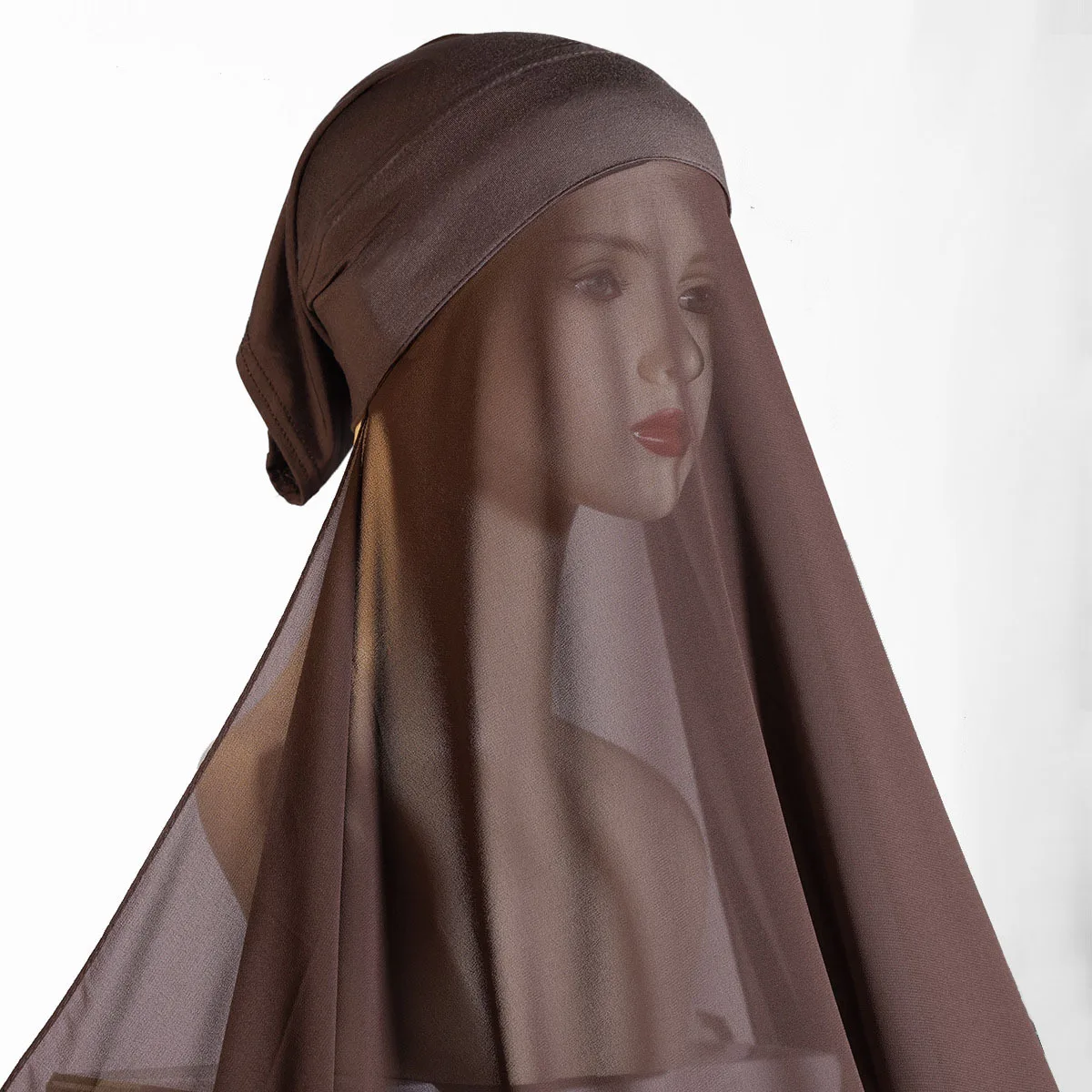 

Хлопковый маленький квадратный шарф, шапка + комплект шифонового шарфа, монохромный жемчужный шифоновый шаль, шляпа-труба, интегрированное длинное полотенце