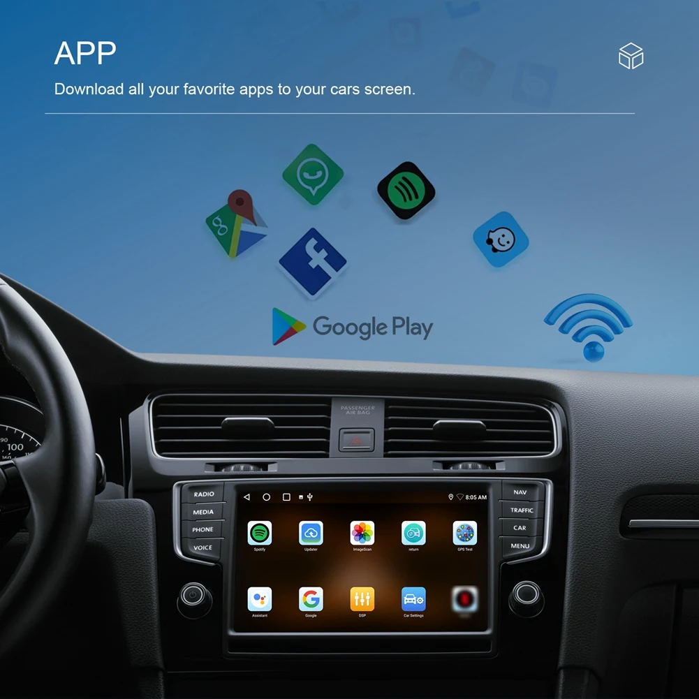 

Wireless Carplay Adapter For IOS Android, Support Carplay Android Auto 2-In-1 Box , Mirror Link, 2G+32G, Android 13, Easy To Use