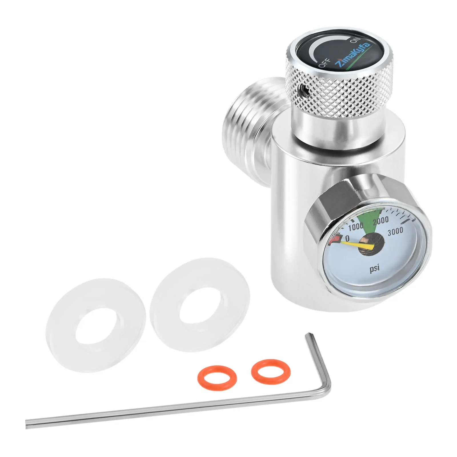 1Set CO2 Filling Tank Cylinder Refill Adapter Fit For W21.8-14 / TR21-4 Quick Connection Soda Tank For Snorkel Diving System