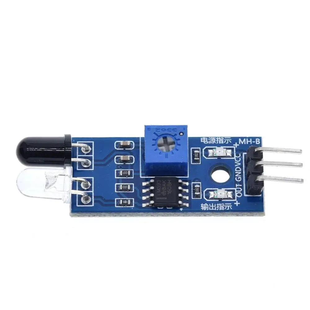 Intelligent car obstacle avoidance sensor module infrared tube module photoelectric reflection sensor tracking tracking