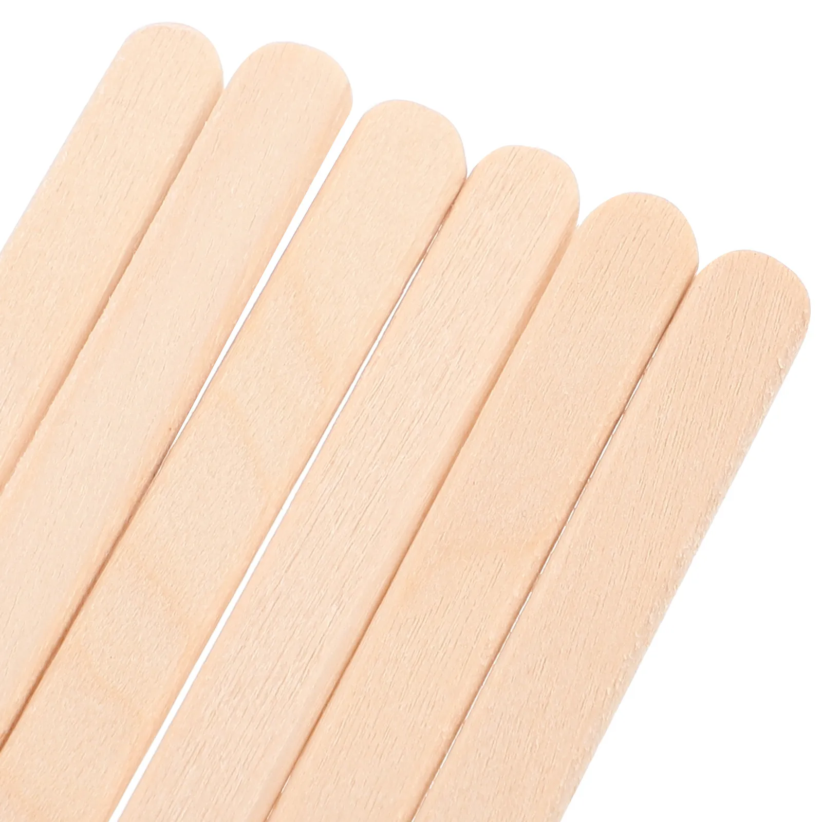 100Pcs Wooden Wax Stick Applicators Hair Removal Waxing Sticks for Wax Application Eyebrow Shaping Tools Waxing Sticks view 3