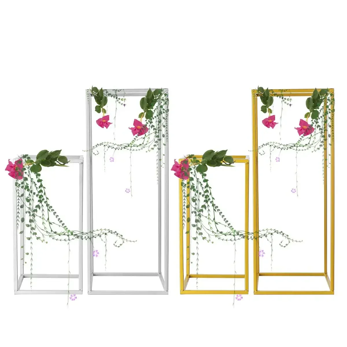 Vases Column Stand Rustproof Decoration Party Geometric Holder Centerpiece Prop Iron Art Detachable Flower Rack Wedding Floor