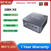 GMKtec K6 AMD R7 7840HS Gaming Mini PC 8-core 16-thread 16/32GB DDR5 512GB/1TB SSD Computer Gaming PC Mini Computer PC Desktop