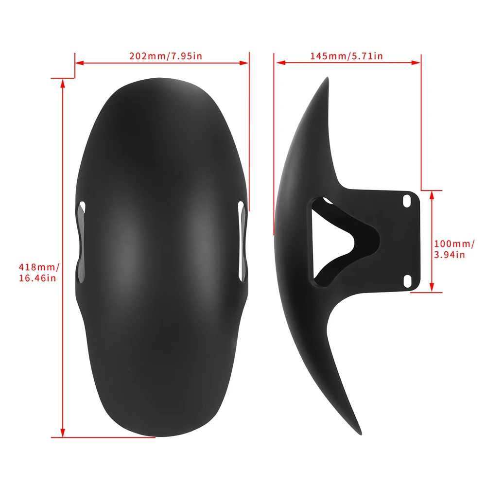 Motorcycle Iron Front Fender Mudguard Cover Gloss Black For Harley Softail M8 Fatboy FLFBS FLFB 2018-23 For 160 R18 Front Wheel