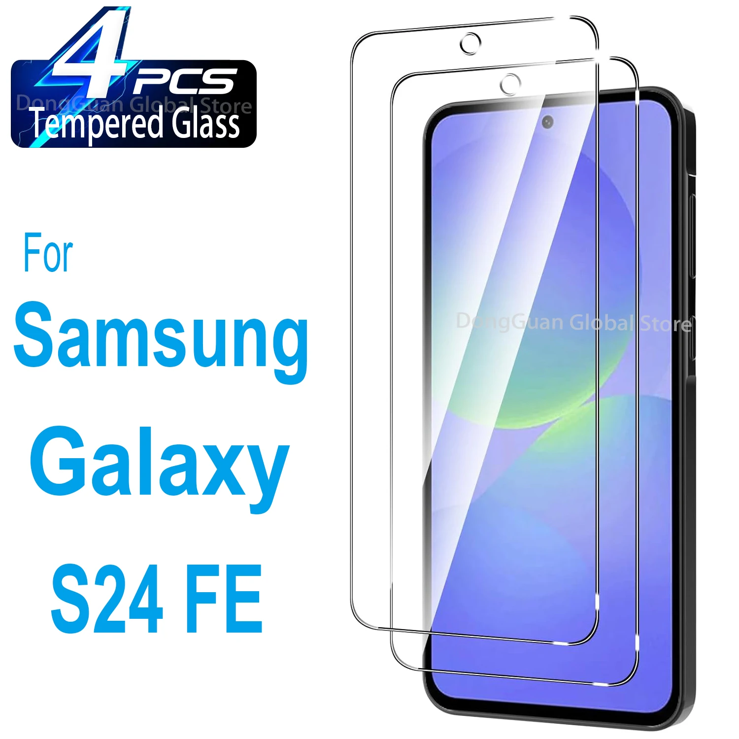 1/2/3/4Pcs For Samsung Galaxy S24 FE HD Tempered Glass
