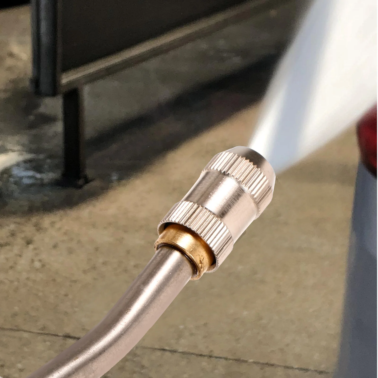 

Portable High Pressure Washer Accessories Stream Sprayer Nozzle Replacement Parts Cleaning Tools High Pressure Water Hose Nozzle