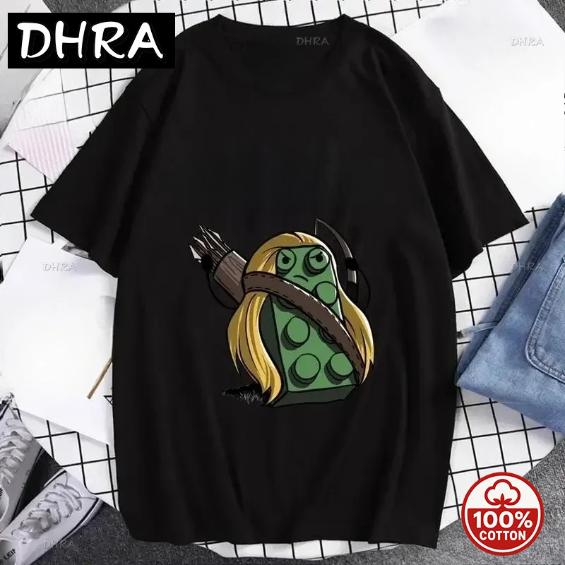 

Funny Anime Vintage Cartoons Printed T-shirt Top for Women Humor Summer Fashion Short-sleeve T Shirt Y2k Streetwear Aesthetics