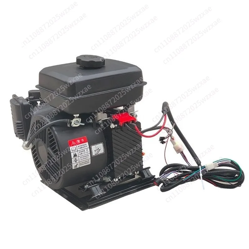 4 kW 72 V  dual frequency conversion DC generator electric vehicle range extender lithium battery tricycle battery life