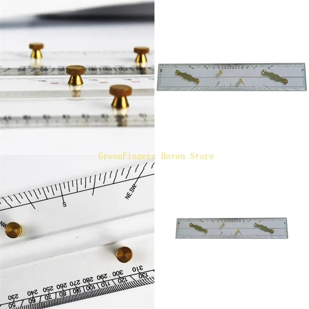 F68D TiedUp Sea Chart Measuring Divider Boat Navigation GPSPlotter Parallel Ruler