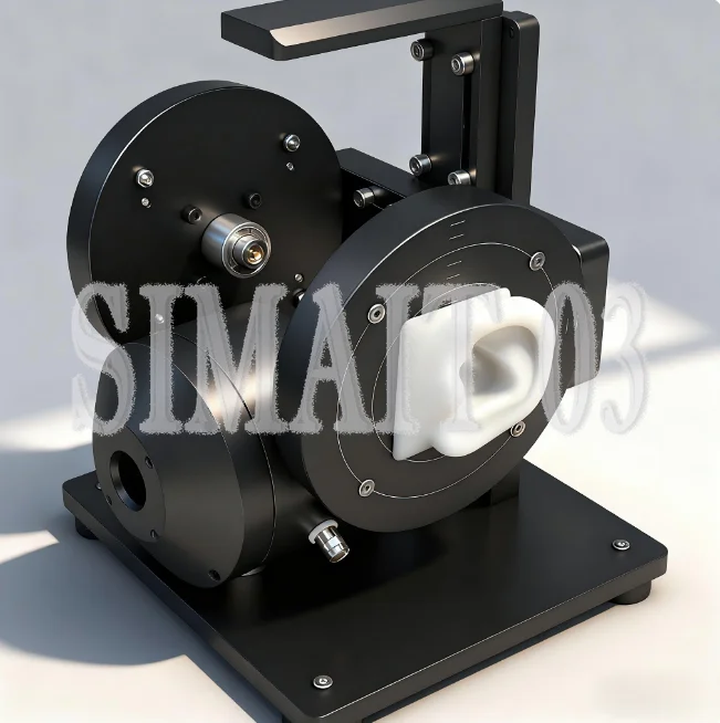 Headphone Test Stand with IEC711 Ear Simulator - R&D Frequency Response Curve Measurement