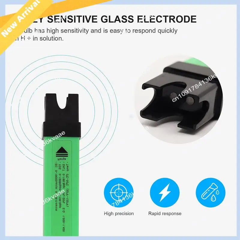 M01K Green Water Quality Tester Digital EC TDS SALT SG TEMP Detector Bluetooth APP Control For Drinking Laboratory Aquarium