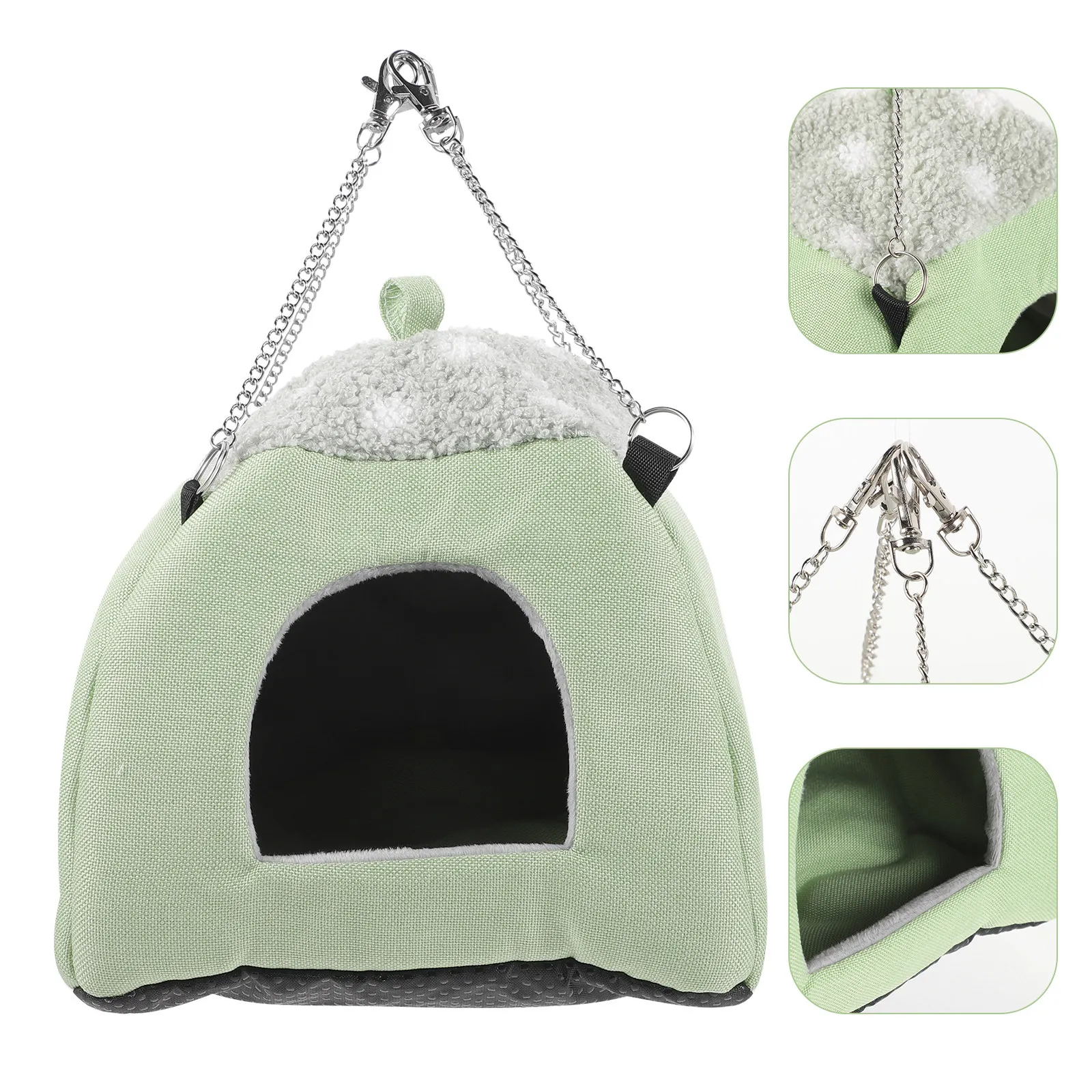 

Креативный гамак для хомяков: теплое гнездо, мягкий дышащий укрытие-домик для маленьких хомяков, удобный аксессуар для сна и игр