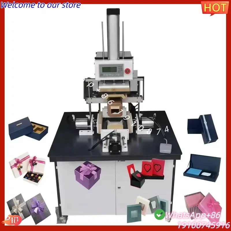 CECertificate Paper Wine Box Special Bubble Press Machine Multi-functional for Paper Heaven and Earth Cover Gift Box