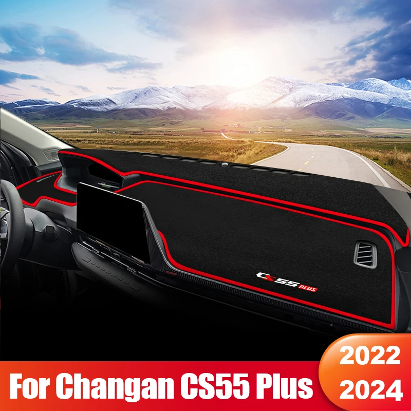 

For Changan CS55 Plus 2022 2023 2024 CS55Plus Car Dashboard Sun Shade Cover Instrument Panel Non-slip Pad Interior Accessories