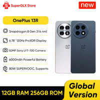 2025 New Original OnePlus 13R Global Version Smartphone Snapdragon 8 Gen 3 1.5K 120Hz ProXDR Display 6000mAh 80W SUPERVOOC NFC