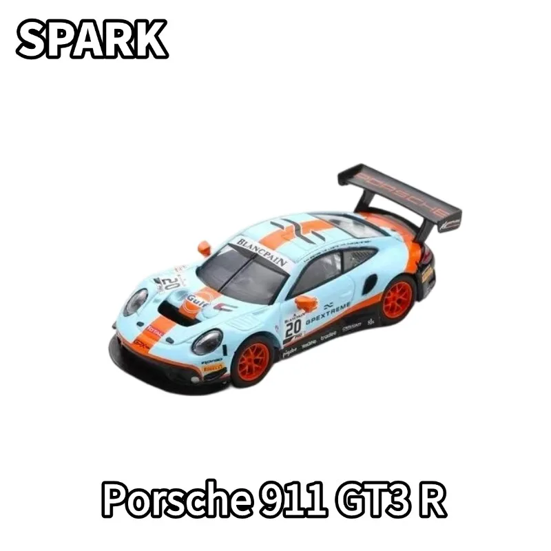 

Pre-sale SPARK 1:64 911 GT3 R 2019 Spa 24-hour Endurance Race Winning No. 20 Car Model, Boys' Toy, Adult Decoration Item.