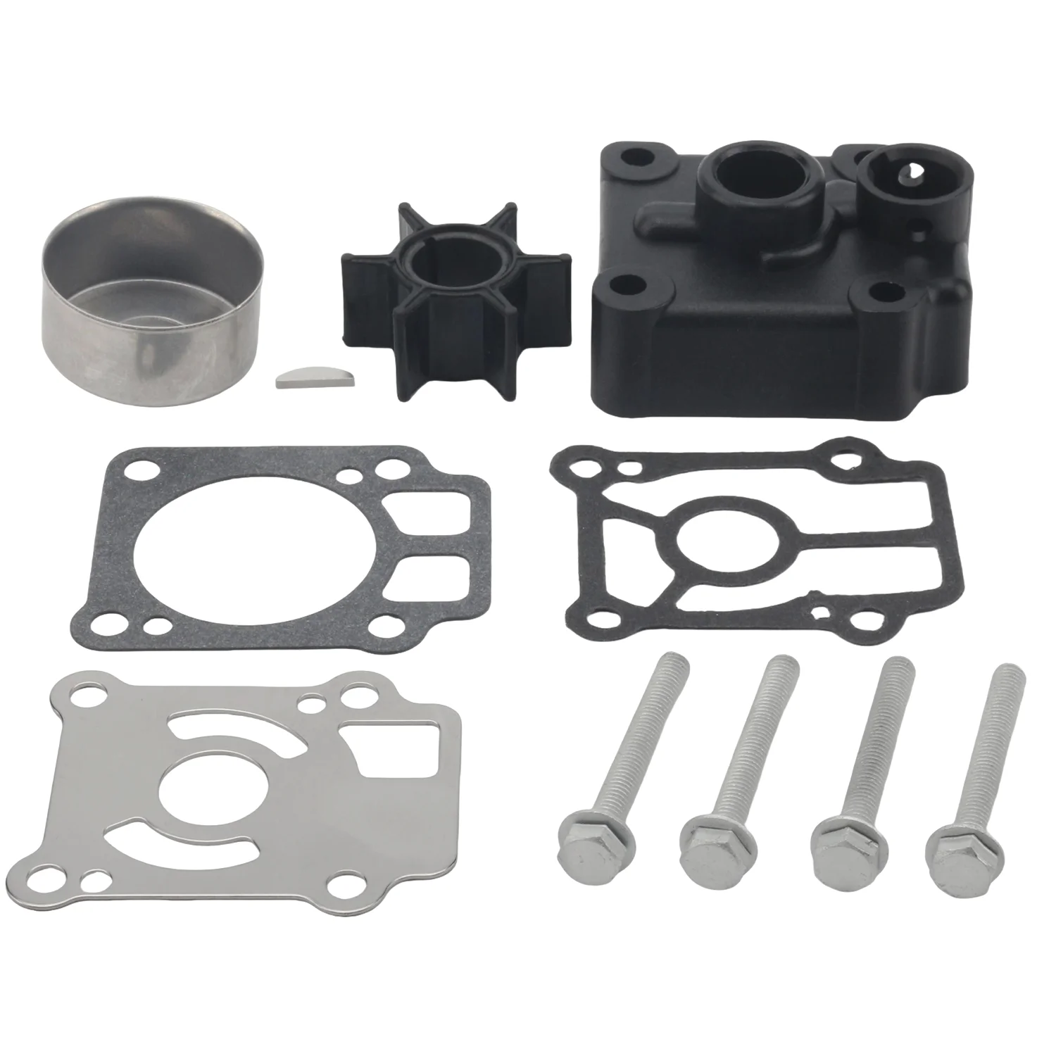 

46-853792T01 853792A1 Replace for Mercury 25 30 HP Boat Sea Water Pump Service Impeller Kit Outboard 853792A07 853792T01