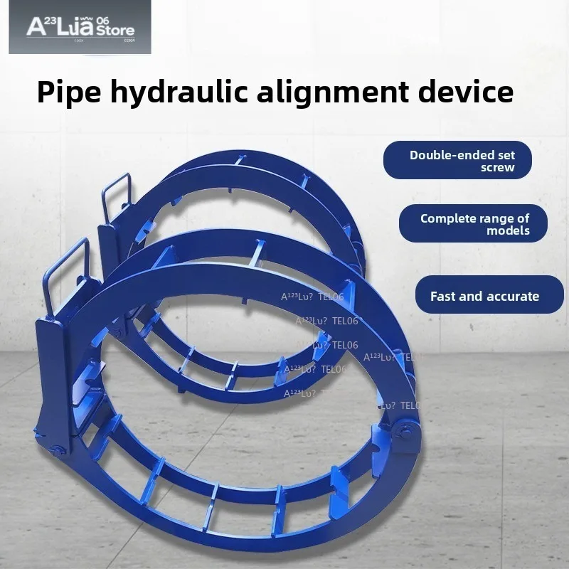 Hydraulic Jack Pipe Aligner Double Side Screw Tube Butt Welding Clamp for Steel Pipe