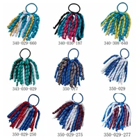 Diadema elástica Korker de 5 ""para mujer y niña, lazos para el pelo, Clip, cintas rizadas, serpentinas, lazos Corker, flores de baile escolar, 1 Uds.