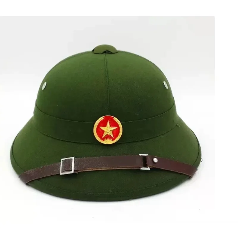 Vietnamese Soldier Pith Helmet General Hat Helmet Sun Protection Hat Performance Props Sun Hats