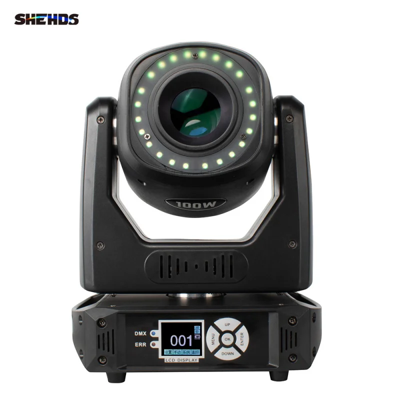 

Светодиодный прожектор Shenhe 100 Вт с эффектом шестиугольной призмы и движущейся головой для свадеб, баров и сценического освещения