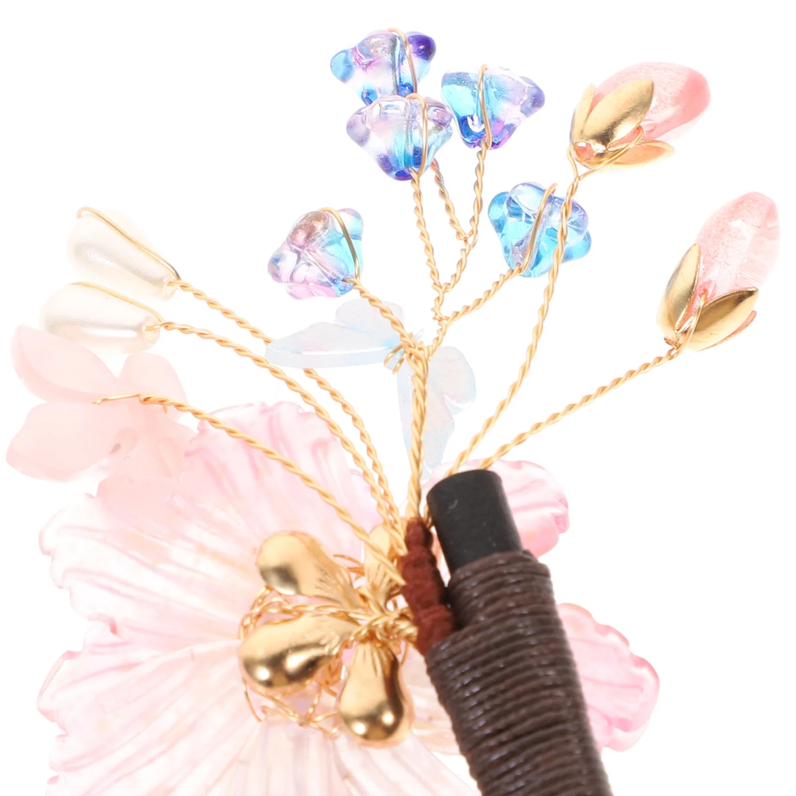 

1 шт., ретро палочка для волос, цветочные древние палочки для волос для еды в китайском стиле, свадебный аксессуар ханьфу, винтажные заколки для волос