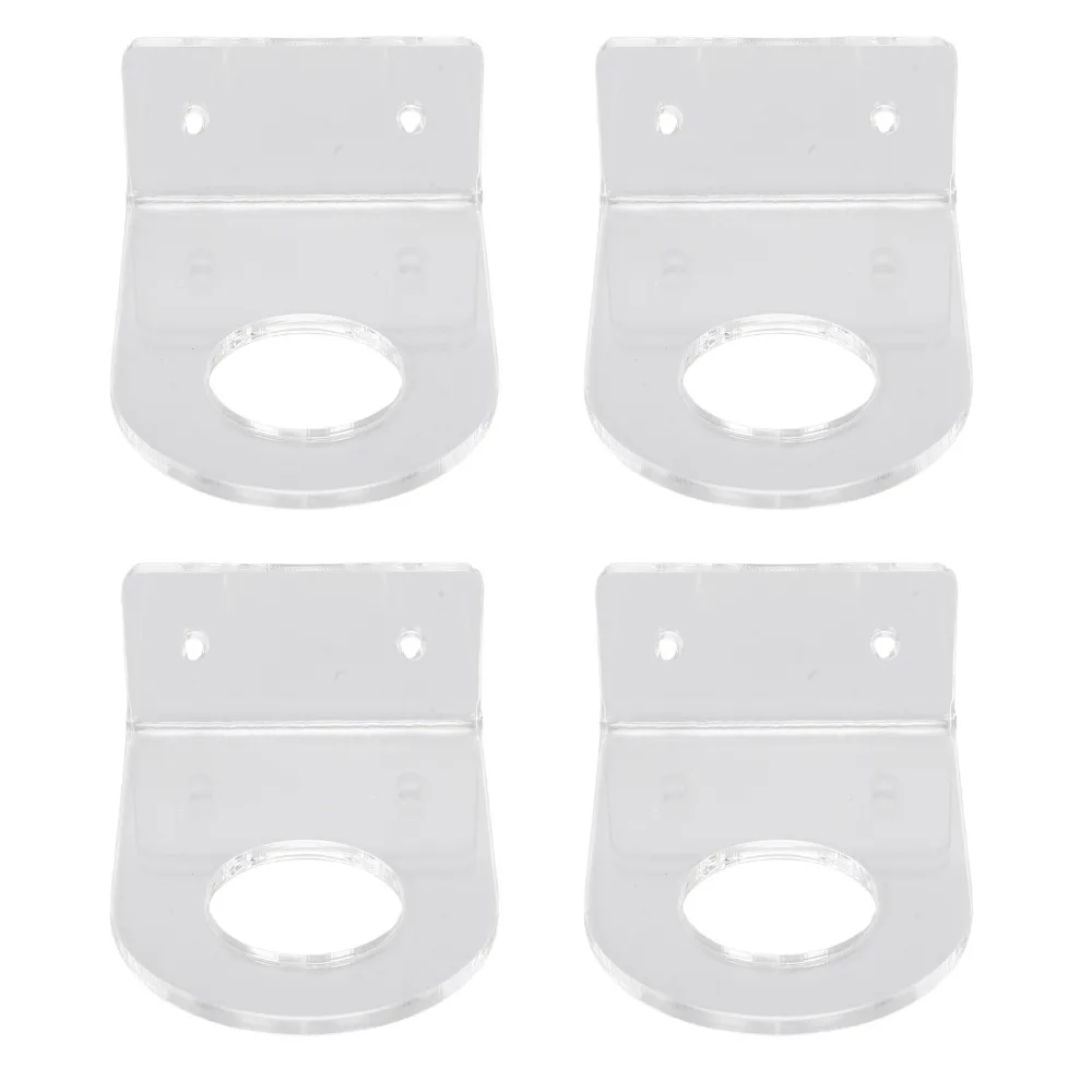 4Pcs Transparent Acrylic Baseball Display Stand Transparent Stand Length 8cm Ball Display Mount Sports Ball Holder Home Decor
