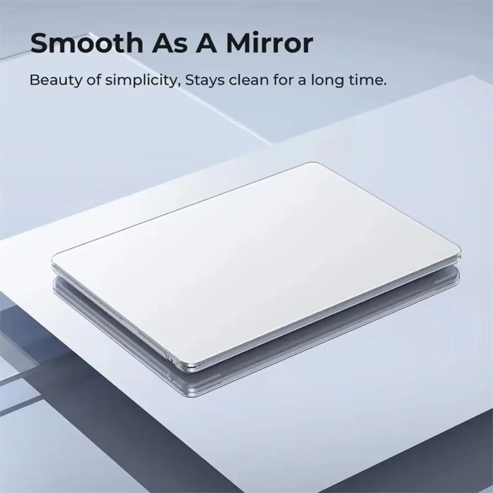 حافظة كمبيوتر محمول شفافة كريستالية، غطاء صلب مقاوم للصدمات، حافظة واقية للكمبيوتر المحمول مقاومة للخدش لجهاز Macbook Air/Mac Book Pro #6