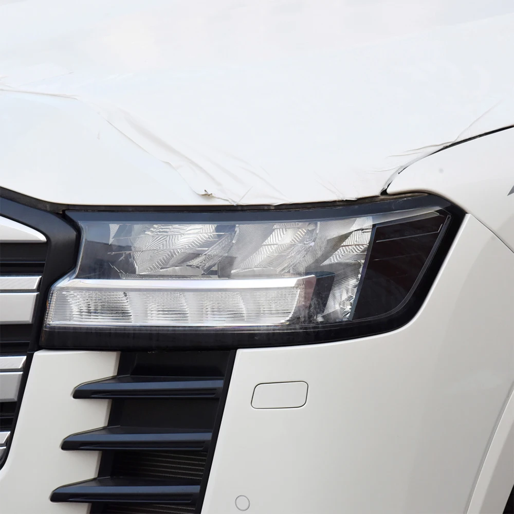 كشافات غطاء شفاف المصباح قذيفة عاكس الضوء حافظة شبكي استبدال العدسة الأصلية لتويوتا لاند كروزر 2022 2023 #6