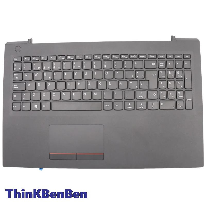 

ES Spanish Black Keyboard Upper Case Palmrest Shell Cover For Lenovo V110 15 15AST 15IAP 15IKB 15ISK 5CB0L78380