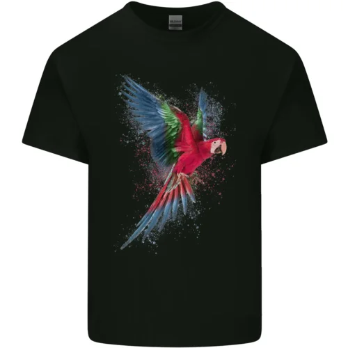 A Colourful Parrot Kids T-Shirt Childrens