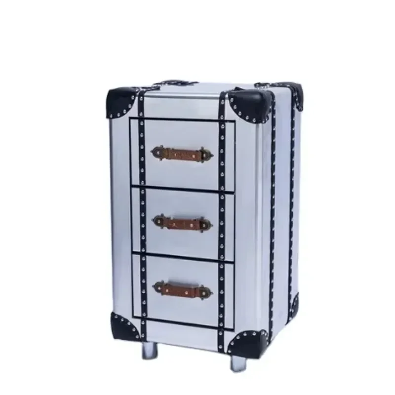 حار SalesNew تصميم الخشب الكلاسيكي الفقرة الاكريليك تصفيف الشعر عربة تخزين خشبية قابلة للقفل للشعر الأسود صالون تجميل خزانة عربة