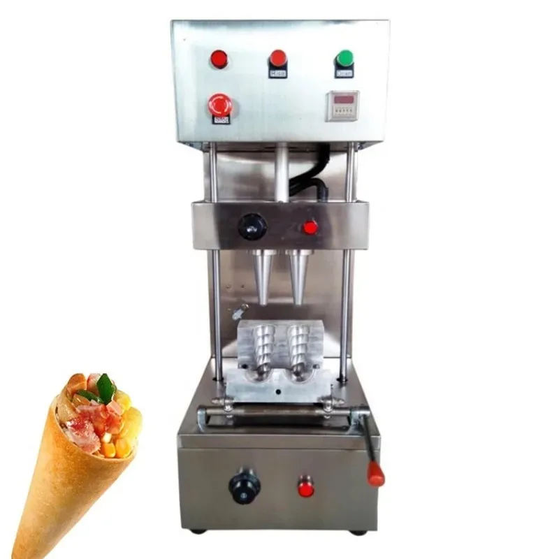 

Factory Direct Supply Umbrella Pizza Cone Making Equipment Snack Machine Pizza/waffle Cone Maker