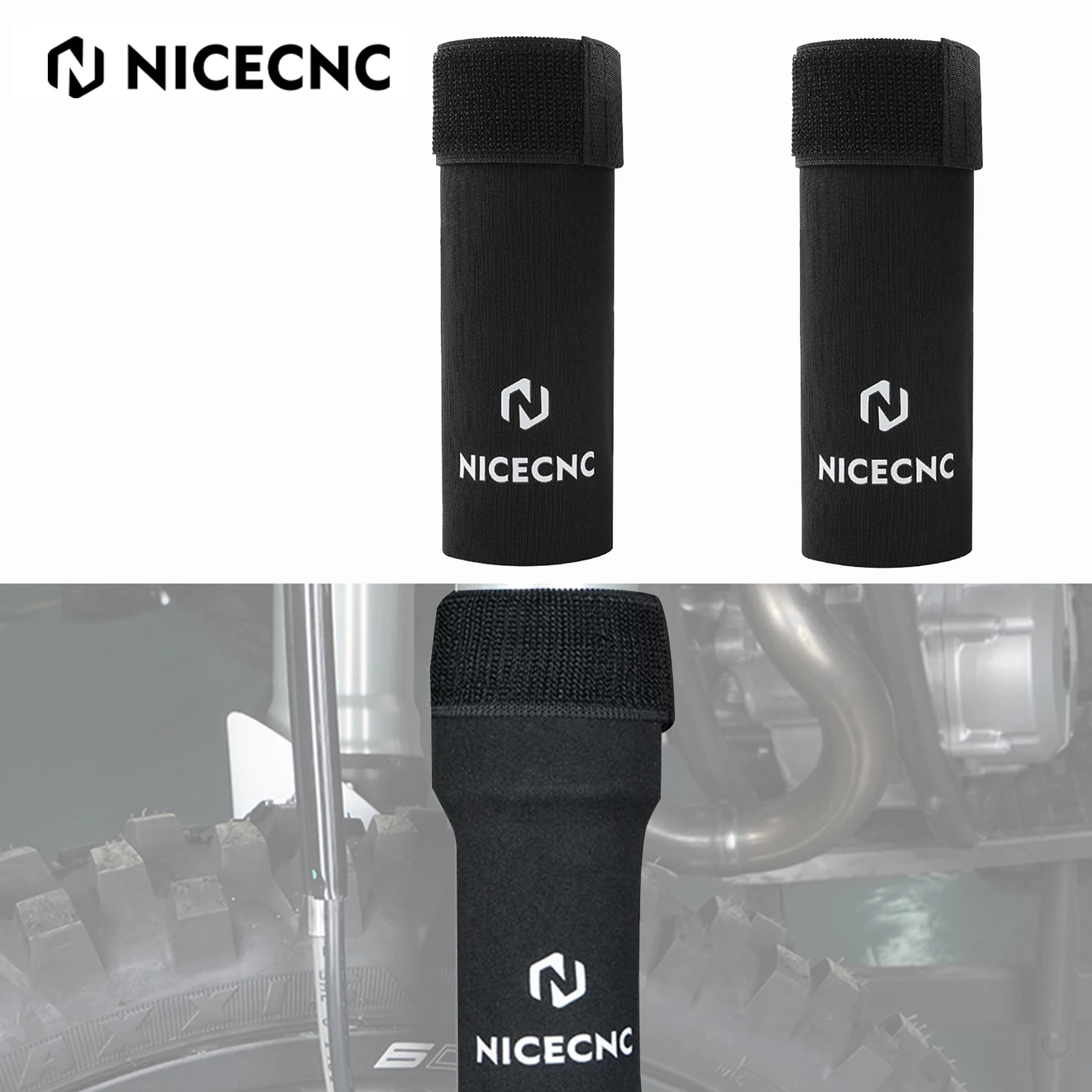 

For Beta KTM Husqvarna GasGas SHERCO Honda Yamaha Kawasaki Suzuki Wraparound Neoprene 6" Front Fork Sock Fork Seal Protectors