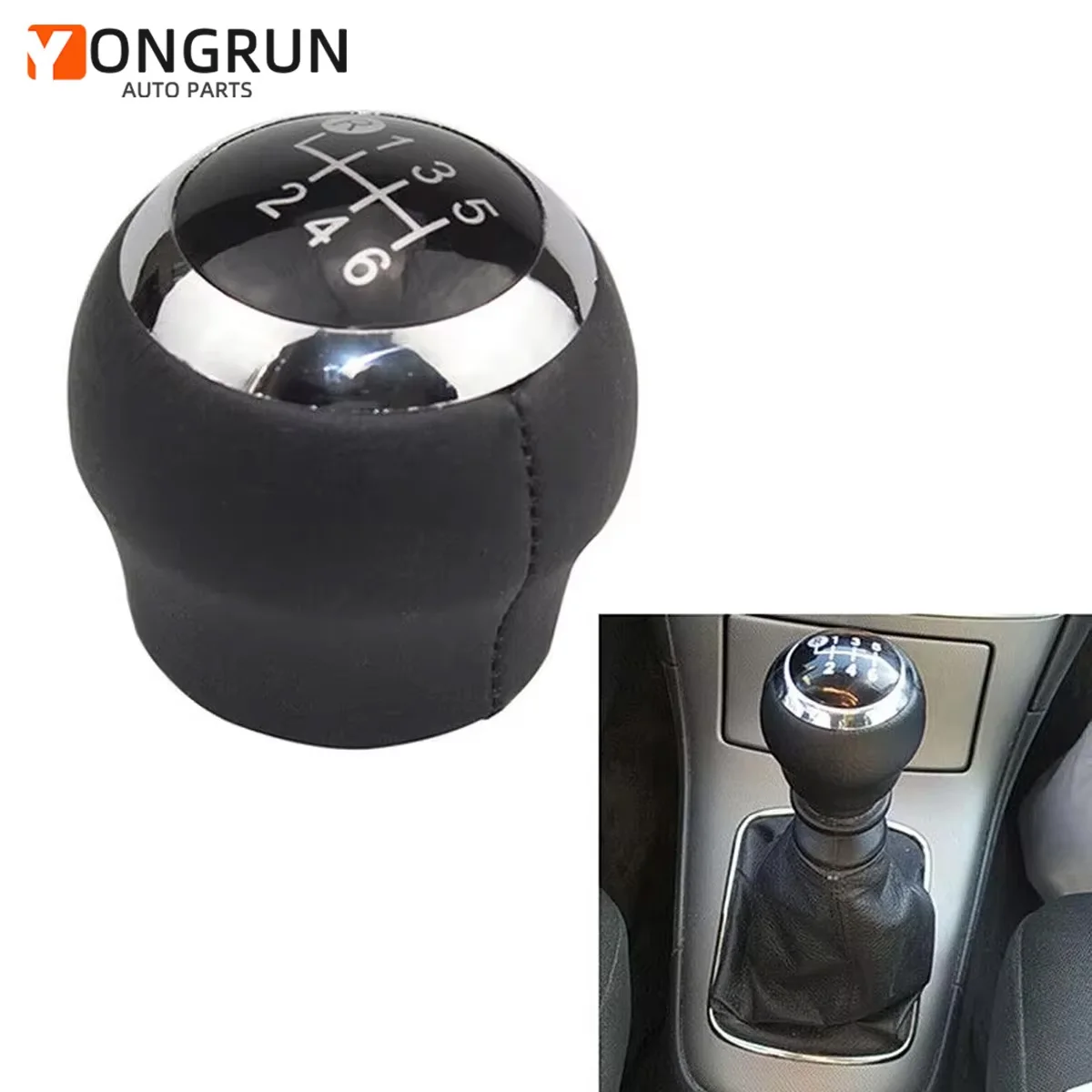 YONGRUN ist geeignet für Toyota Corolla Rav4 Avensis Yaris Verso Auris Aygo 6-Gang-Auto-Handschaltknauf betriebene Getriebe