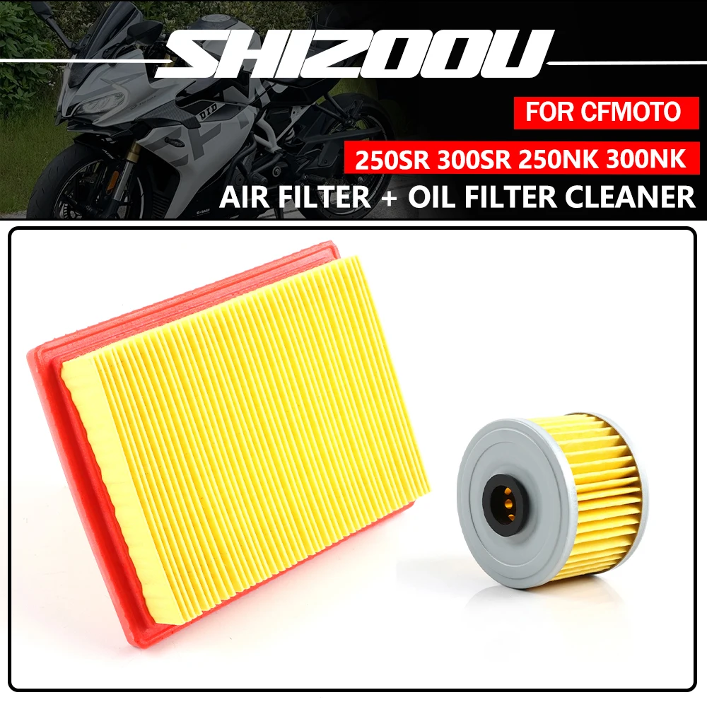 CF 250SR 300SR 250NK 300NK Motorcycle Air Filter Kit with Oil Cell for CF250 - Compatible Accessories