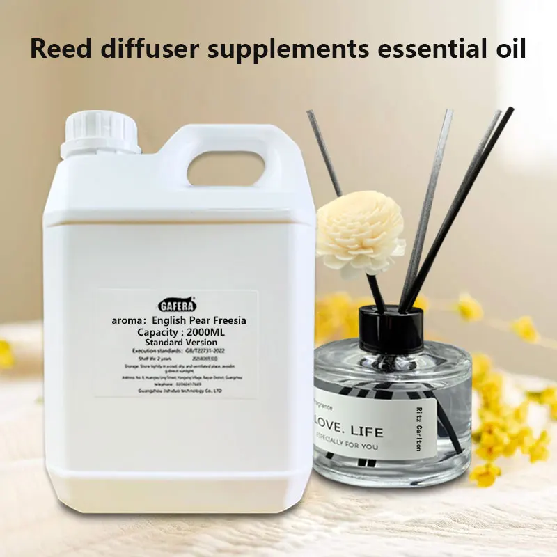 GAFERA 2000ml (67.6 fl.oz) Westin White Tea Vine Diffuser Supply Essential Oil - For Reed Diffuser & Fireless Fragrance Diffuser