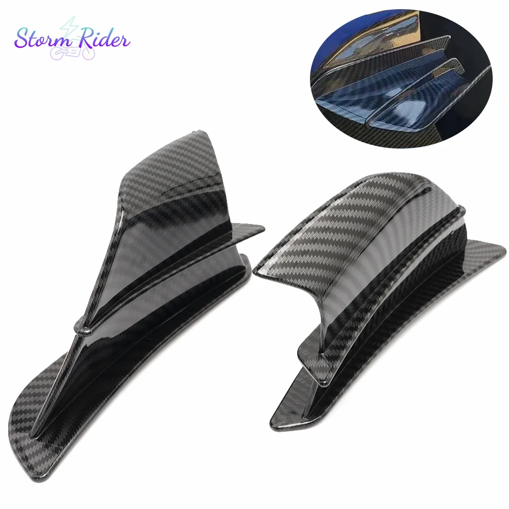 For Yamaha YZFR1 YZFR3 YZFR6 YZFR7 YZF R1 R3 R6 R7 R25 R125 Force FZ6 MAX Motorcycle Aerodynamic winglets Dynamic Wing universal