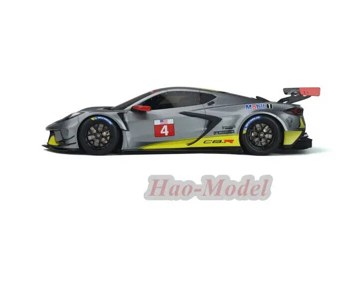 GT Spirit für Chevrolet Corvette C8 R Harz Druckguss Modell auto Simulation Spielzeug Jungen Geburtstags geschenke Hobby Display Ornamente