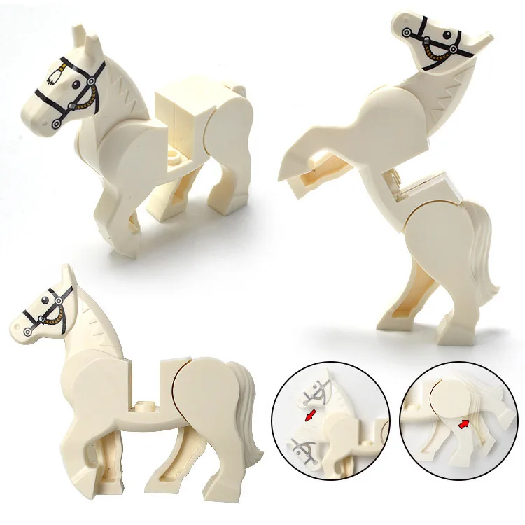Die Zoo Afrikanische Tier Elefanten Kamel Hirsch Giraffe Gorilla Pferd Tiger Bausteine Mini Action Figure Ziegel Spielzeug Kinder Geschenk – Detail 16