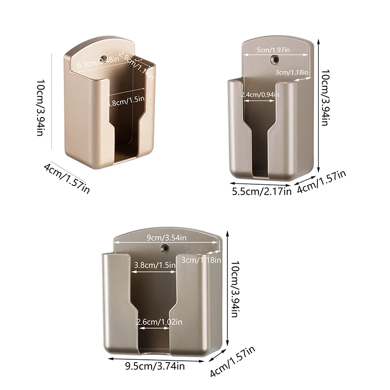 Support mural pour télécommande, boîte de rangement pour cosmétiques, étagère arina, étui pour prise de téléphone portable, HOT1