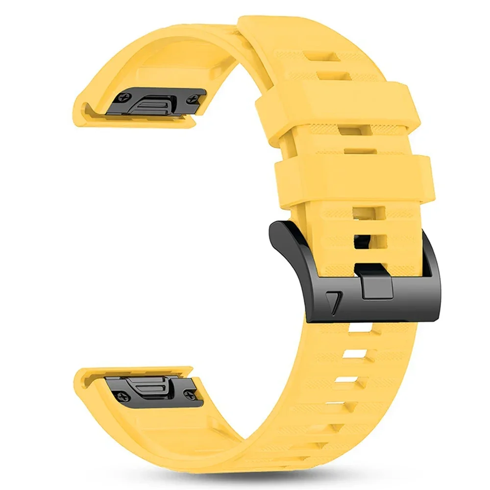 QuickFit 22 26mm siliconen band voor Garmin Fenix 5 5X Plus 6X 7 7X Pro Quatix 8 Fenix 8 Pro 51mm 47mm Epix Outdoor Sport Armband