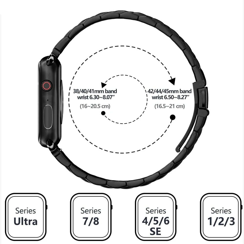 stainless steel titanium alloy strap for apple watch band ultra 2 49mm 44mm 45mm 46mm 41mm bracelet iwatch series 6/7/8/9/10 stainless steel titanium alloy strap for apple watch band ultra 2 49mm 44mm 45mm 46mm 41mm bracelet iwatch series 6/7/8/9/10