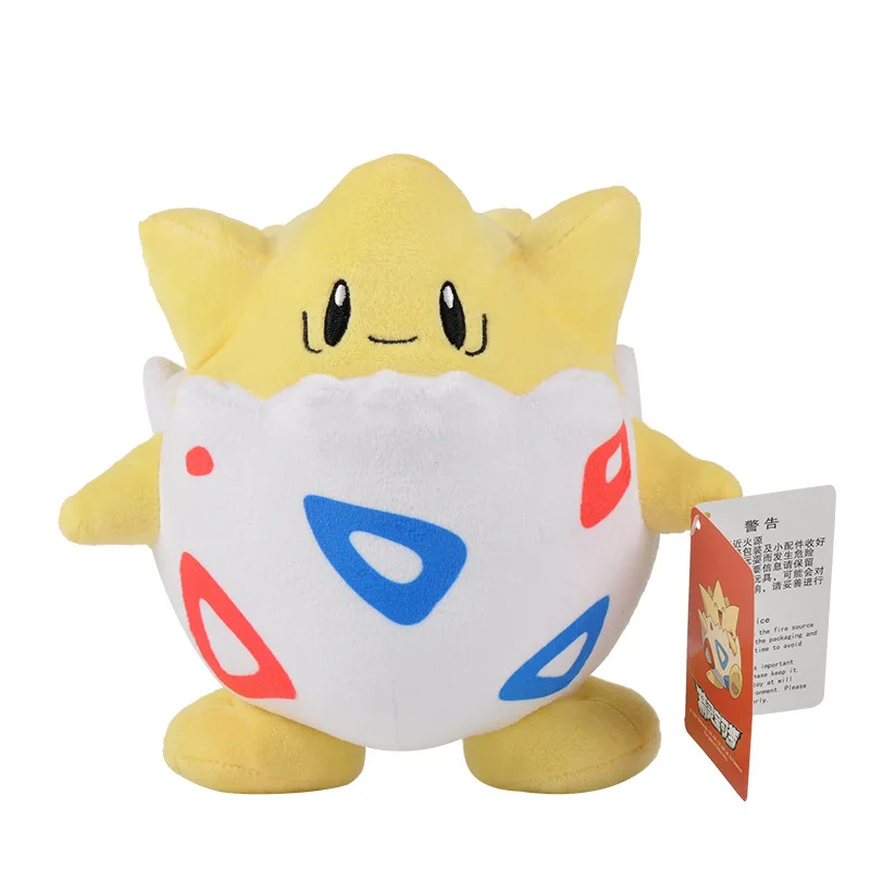 Original Pokemon Togepi  Plush Toys Adorably Togetic Stuffed Doll Kawaii Anime Hobbies Collection Birthday Gift for Kids
