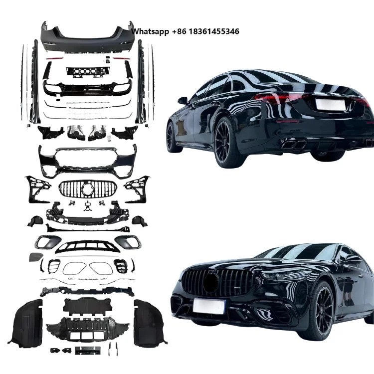 

For S-Class W223 2020-2024 Upgrade to S63 Front Rear Bumper Assy Hood Grille Tested Original Quality New Body Kit